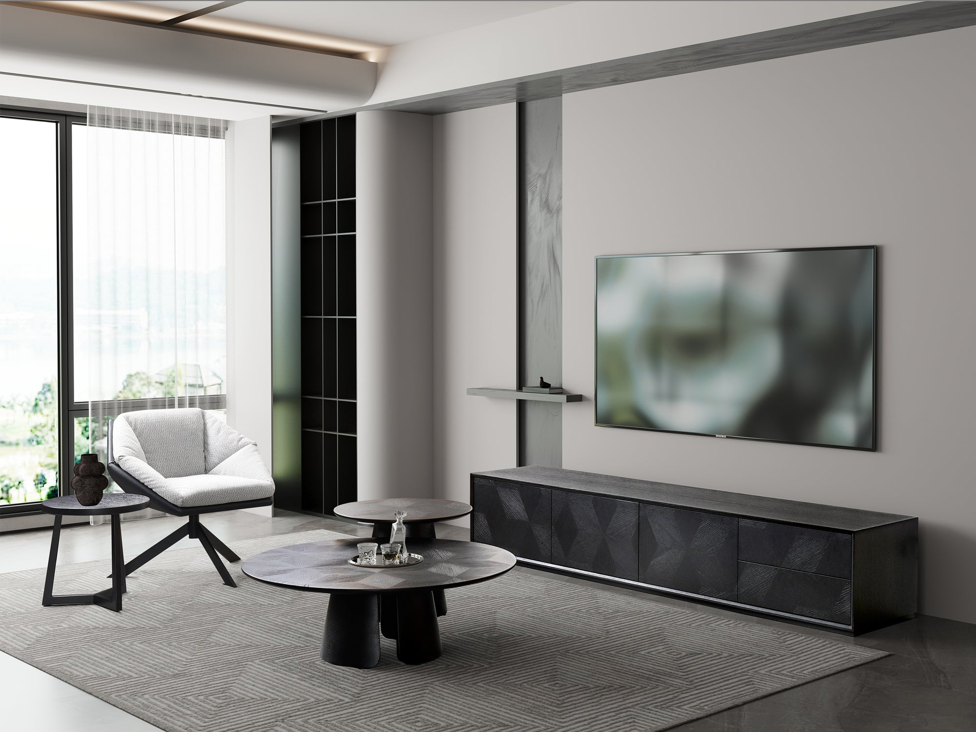 Sapphire TV Unit