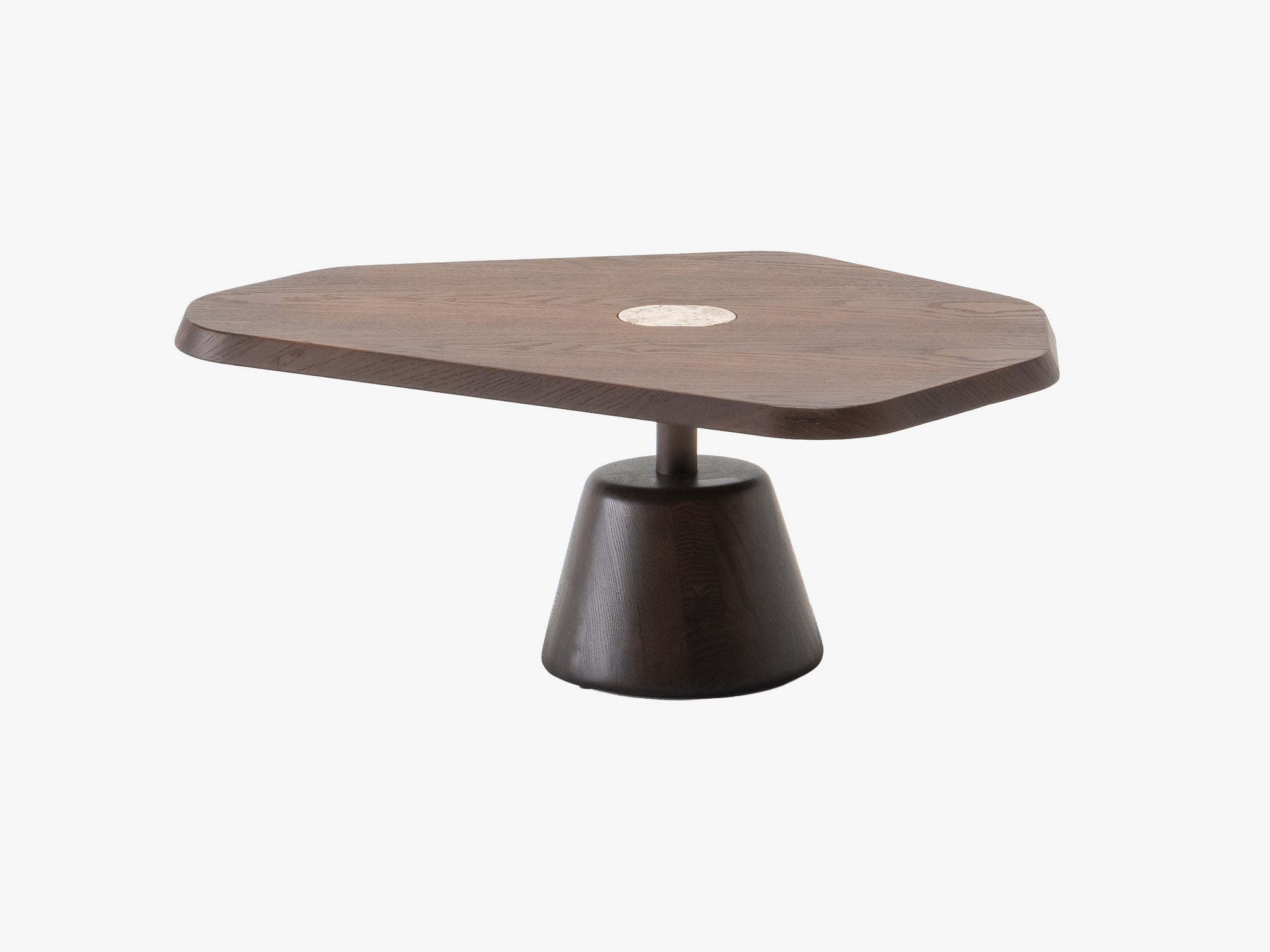 Odin Wooden Ellipse Coffee Table
