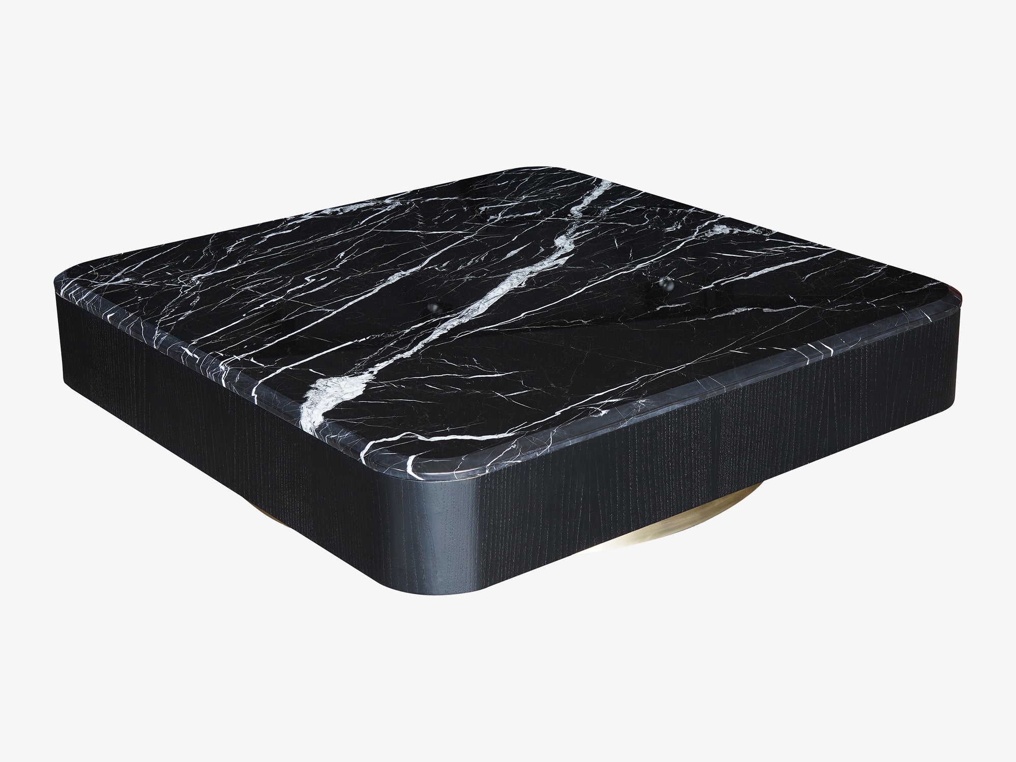 Cosmo Alexander Black Marble Top Coffee Table
