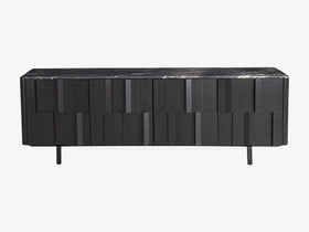 Spirit Console with Alexander Black Marble Top