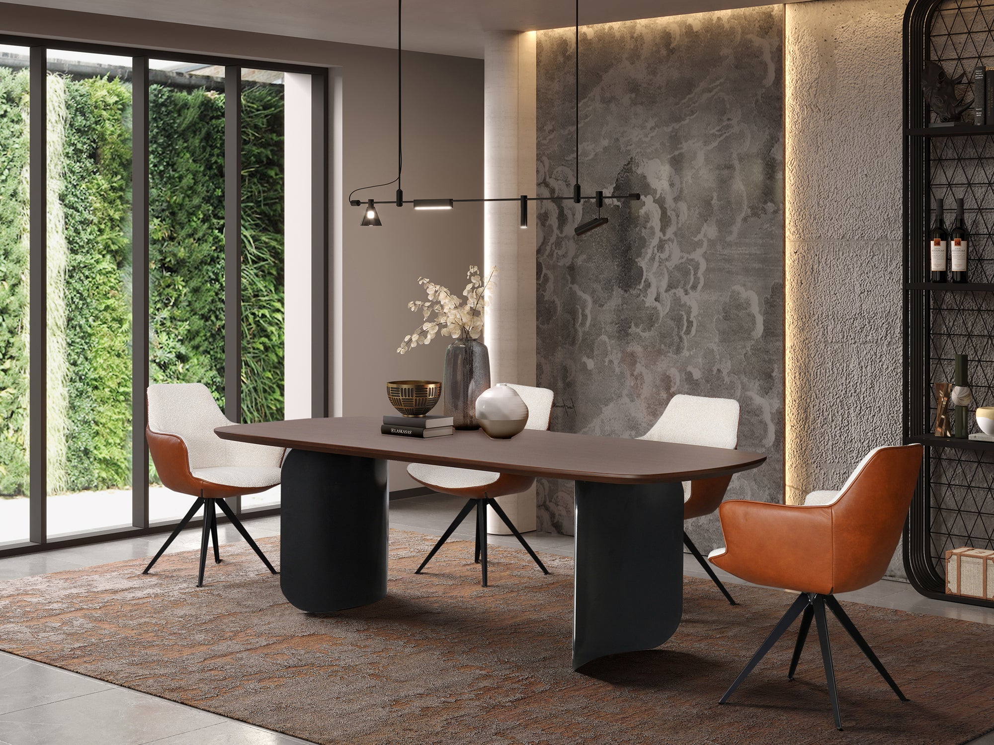 Budav Ahşap Tablalı Yemek Masası