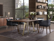 Tuzi Cam Tablalı Yemek Masası