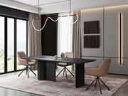 Balo Masa Alexander Black Mermer Yemek Masası