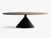 Raad Meşe Siyah Yemek Masası