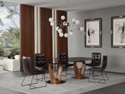 Nandi Cam Tablalı Yemek Masası