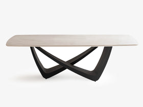 Nar Seramik Siyah Yemek Masası