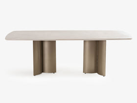 Rila Seramik Brass Yemek Masası