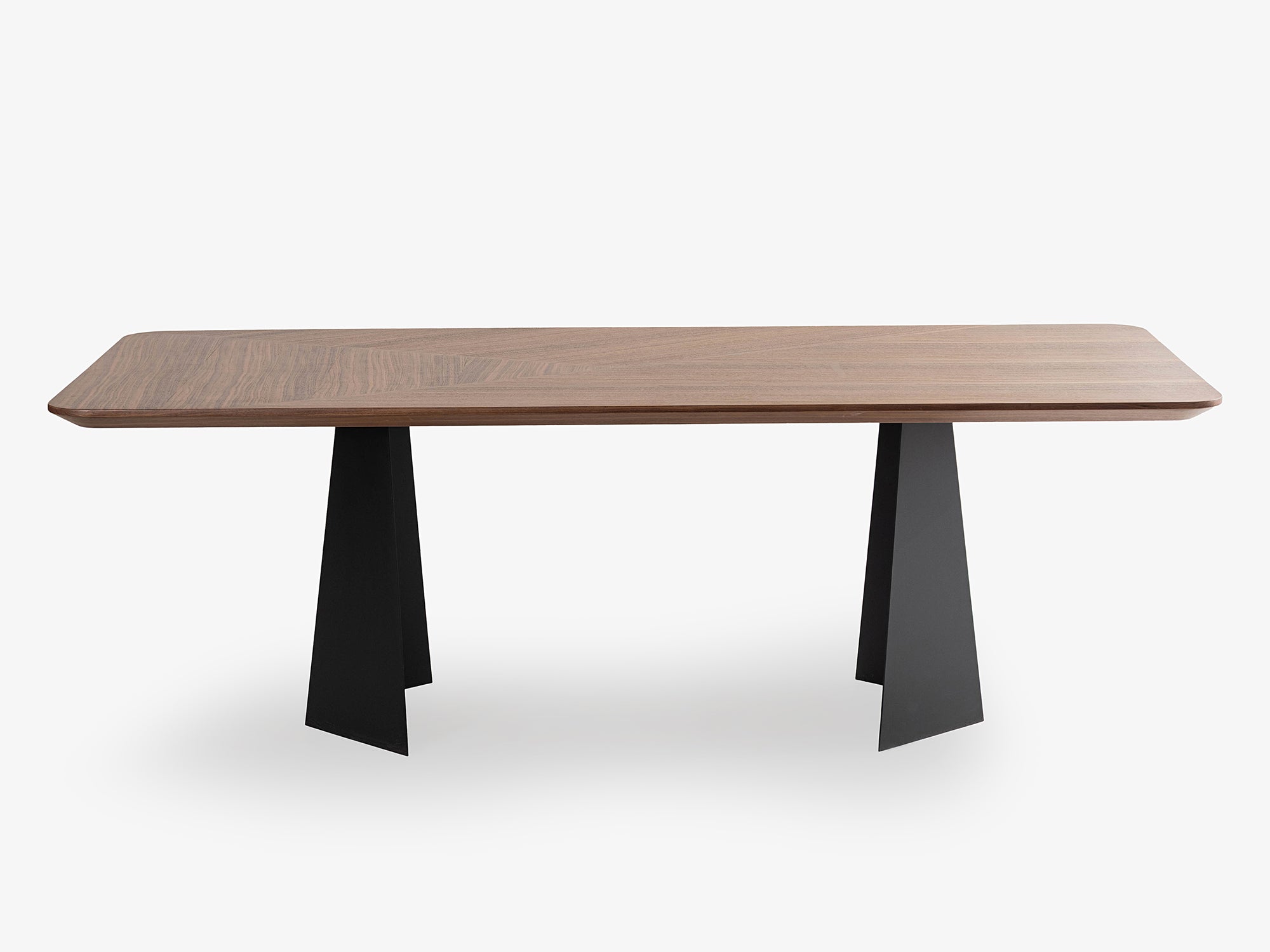 Liz Ceviz Siyah Yemek Masası