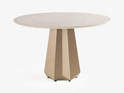 Nora Seramik Brass Yemek Masası