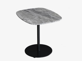 Bali Silver Gray Marble Topped Coffee Table