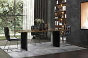 Zenit Emperador Dark Marble Top Dining Table