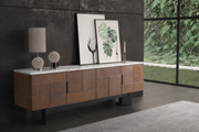 Zenit Console with Carra Marble Top