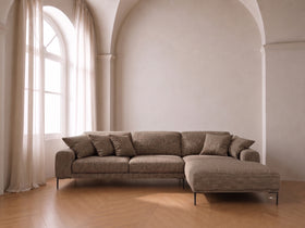 Izmir Corner Sofa Brown