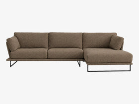 Biga Corner Sofa Brown