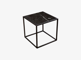 Cube Alexander Coffee Table with Black Marble Top