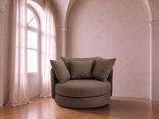 Dandy Loveseat Armchair Brown