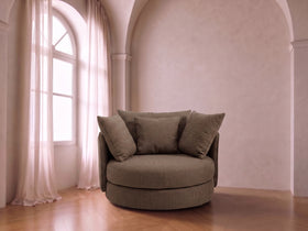 Dandy Loveseat Armchair Brown