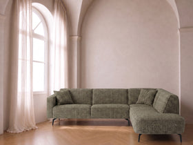 Enzo Corner Sofa Khaki