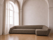 Eterna Corner Sofa Brown