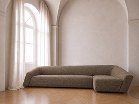 Eterna Corner Sofa Brown
