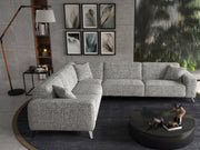 Luca Corner Sofa Gray