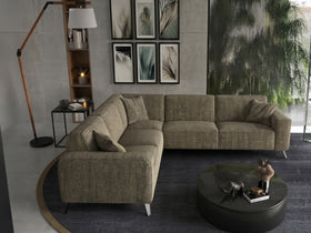 Luca Corner Sofa Khaki