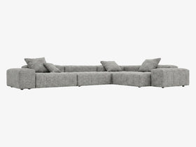 Lumaro Corner Sofa Gray