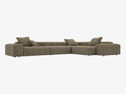 Lumaro Corner Sofa Khaki