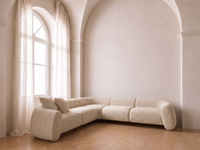 Mirello Corner Sofa Cream