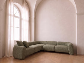 Mirello Corner Sofa Khaki