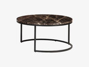 Rondo Emperador Dark Marble Topped Coffee Table