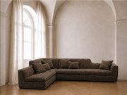 Senza Corner Sofa Brown