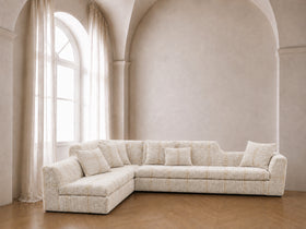 Senza Corner Sofa Ecru