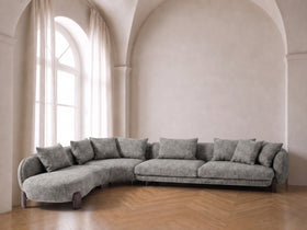 Vita Corner Sofa Gray