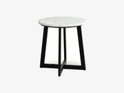 Zara Side Table with Carrara Marble Top